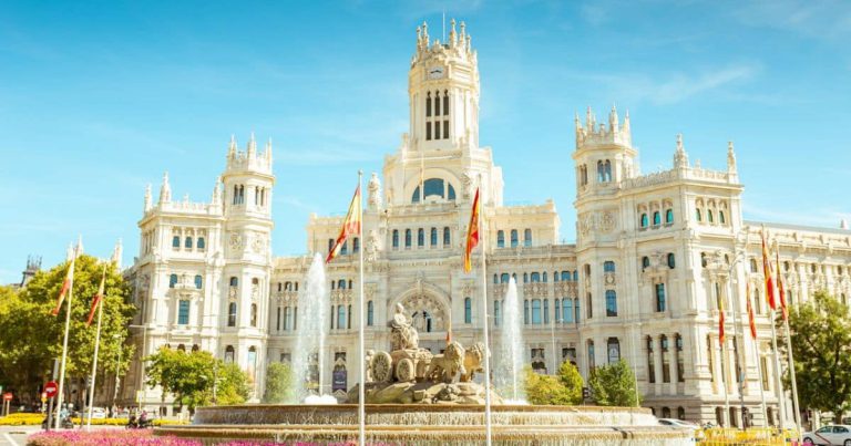 La Plaza de Cibeles en Madrid