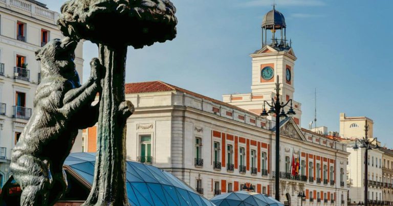La puerta del Sol de Madrid