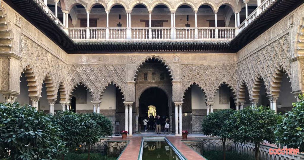El Real Alcázar de Sevilla, en España