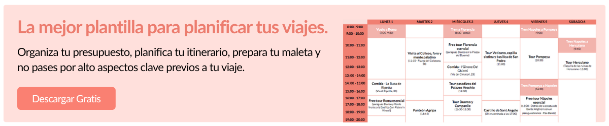 Banner para artículos - Descarga de Plantilla para planificar viajes de Cocotrip