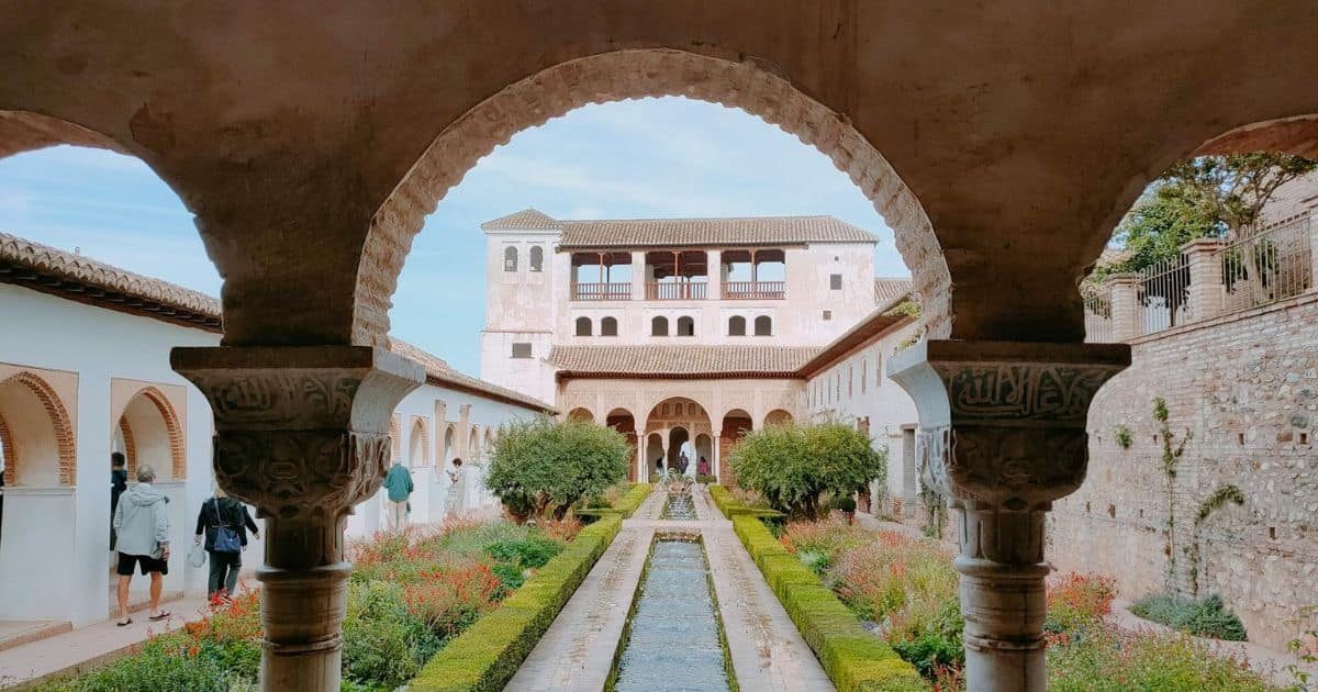 El Generalife de la Alhambra de Granada, en España