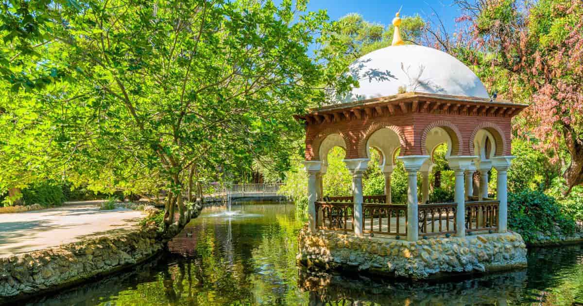 El Parque de María Luisa en Sevilla, España