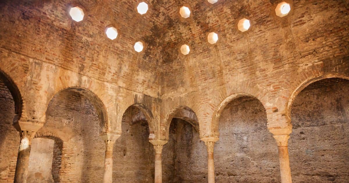 El bañuelo, baños árabes en Granada, España