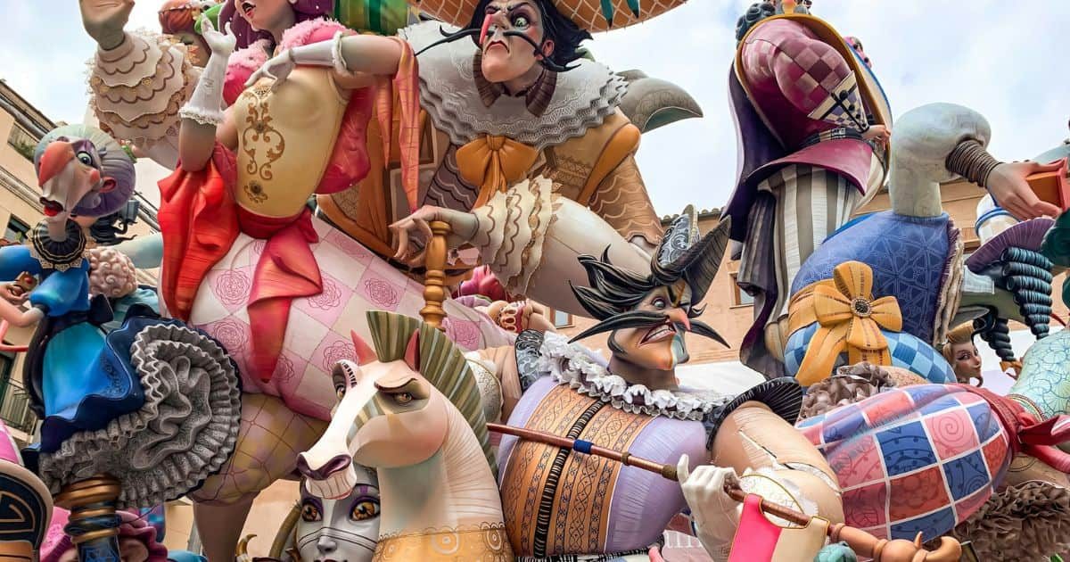 Falla de​ Valencia, España