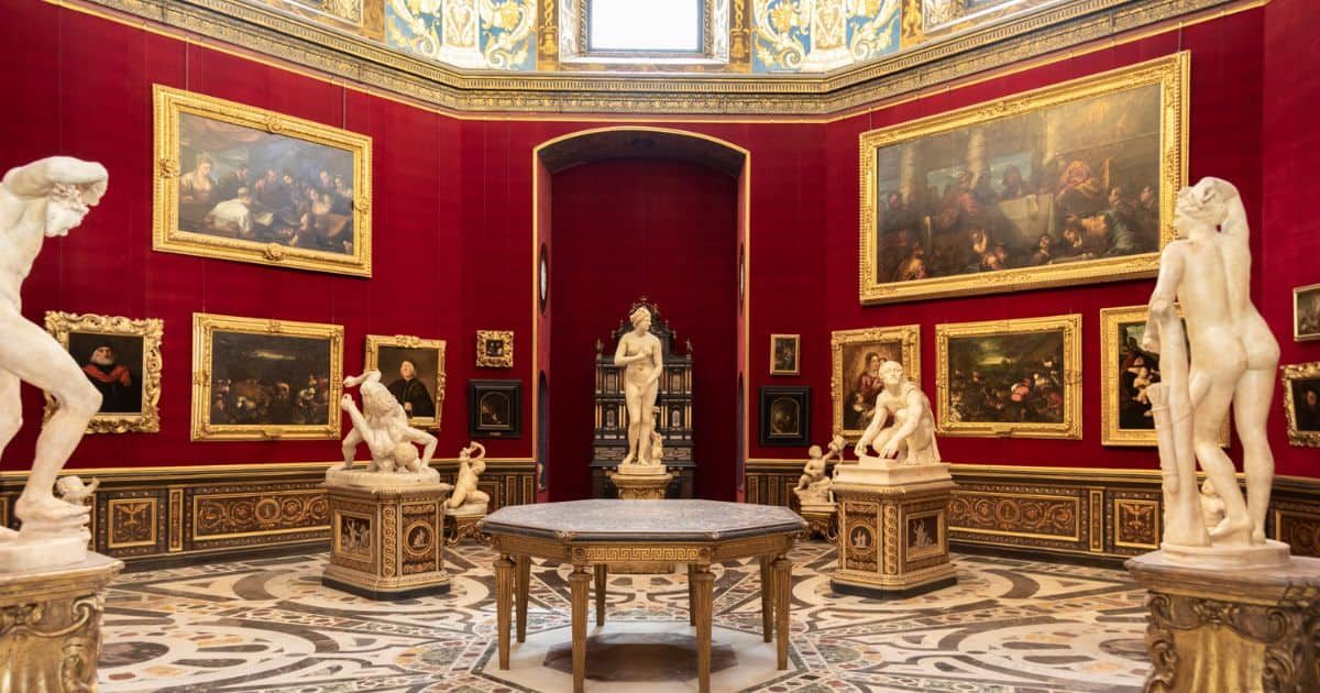Galería Uffizi en Florencia, Italia