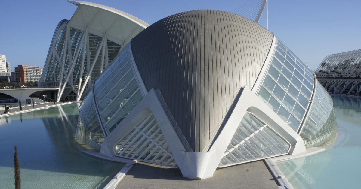 Hemisfèric de la Ciudad de las Artes y las Ciencias, en Valencia, España