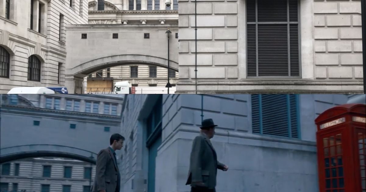 Great Scotland Yard en Londres, Inglaterra, como la entrada al Ministerio de Magia de Harry Potter