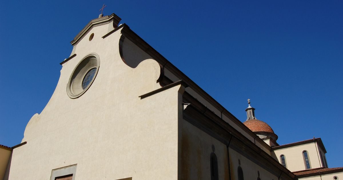 La Basílica de Santo Spirito en Florencia, Italia