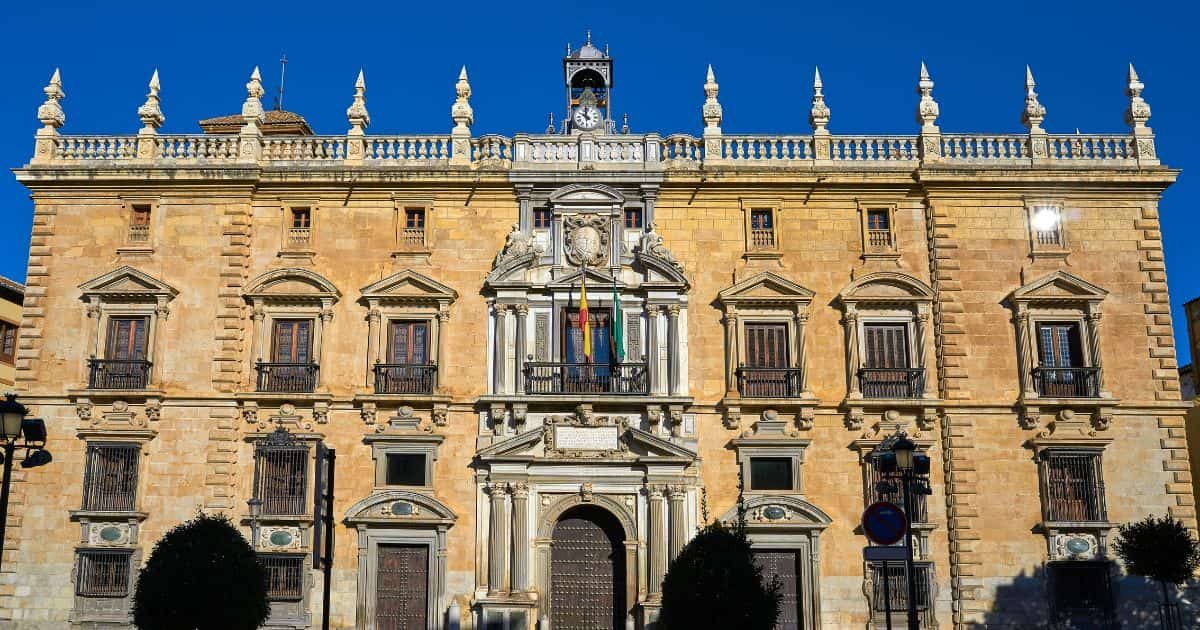 La Real Chancillería en Granada, España