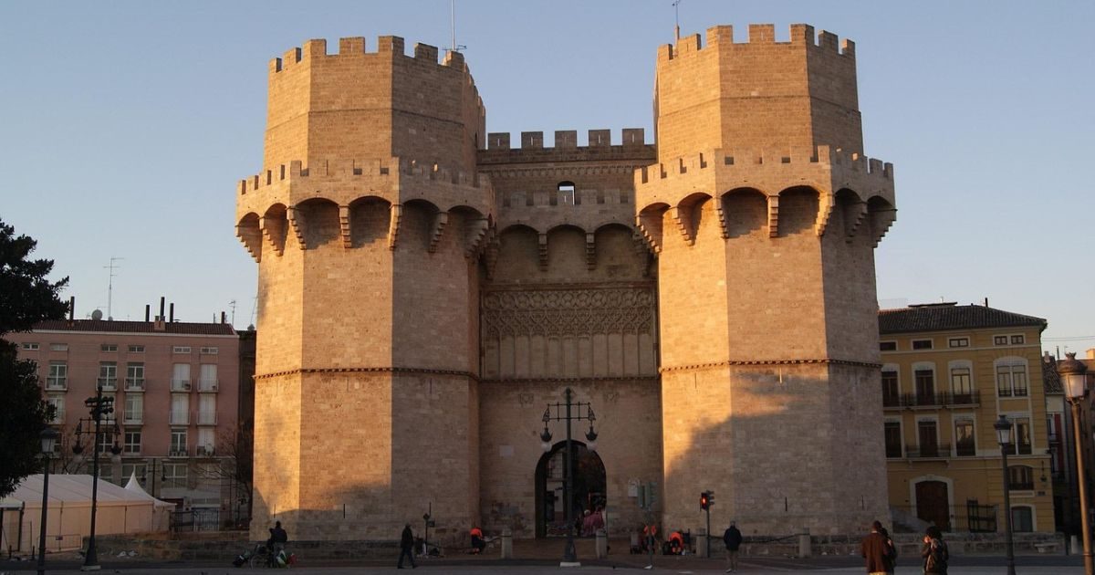 Las Torres de Serranos, Valencia, España