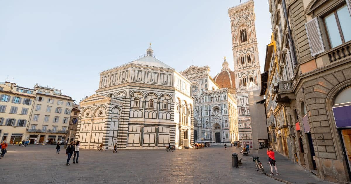 Piazza del Duomo de Florencia, Italia